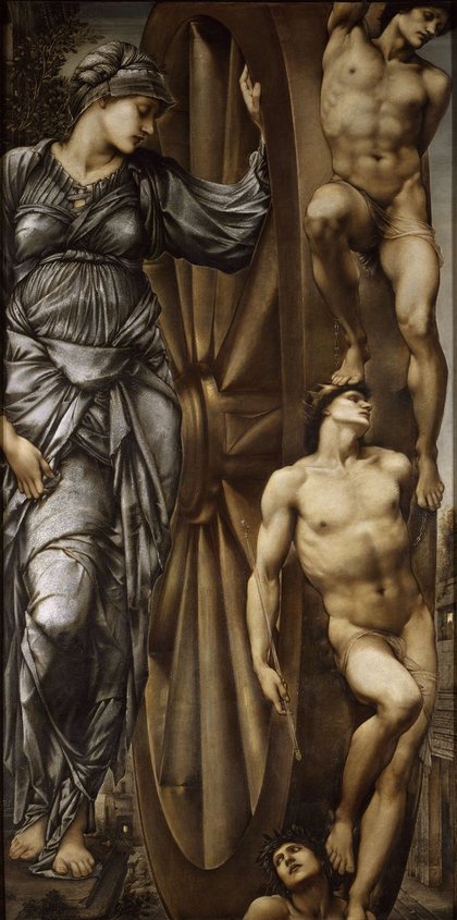 Sir Edward Coley Burne-Jones The Wheel of FortuneÂ 1883 MusÃ©e d&#39;Orsay, Paris