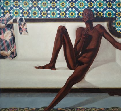 Black afro woman mediates nude Performing The Self In Family Jules In Focus Tate