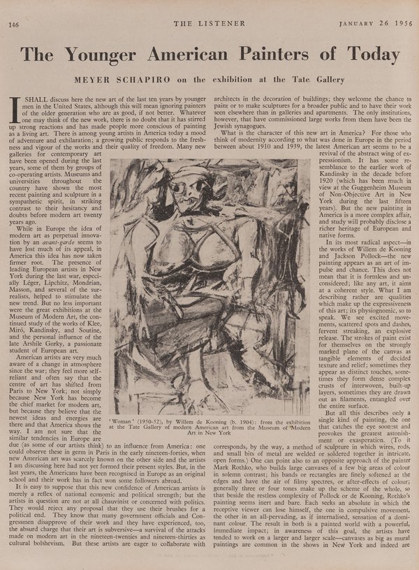 Meyer Schapiro Abstract Expressionism And The Paradox Of Freedom