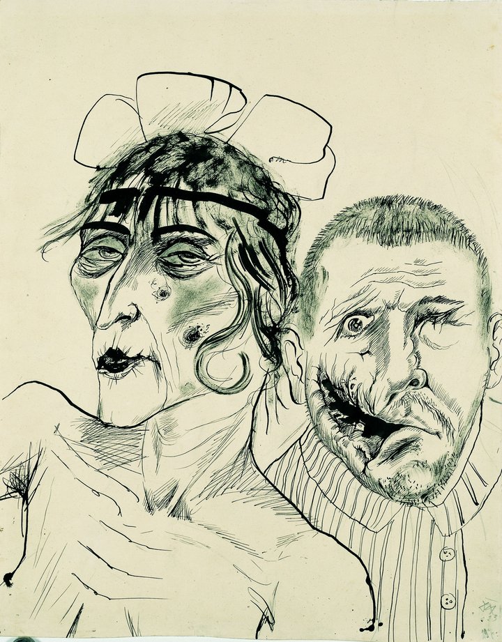 Otto Dix | Prostituta y Veterano de Guerra Discapacitado | exhibicion Aftermath Art in the Wake of World War One