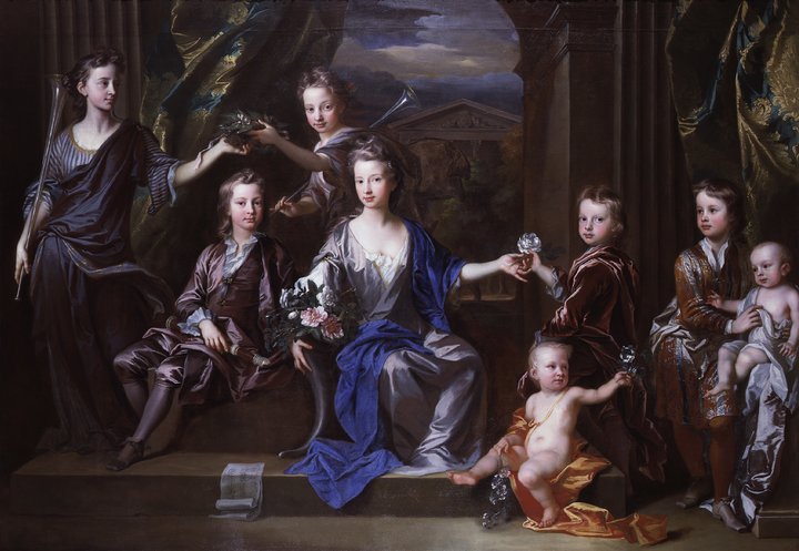 John Closterman The Children of John Taylor of Bifrons Park 1696 National Portrait Gallery, London