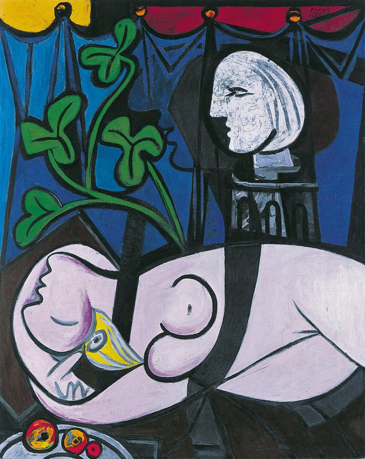pablo picasso nude green leaves and bust femme nue fueilles at buste 1932 private collection c succession picassodacs 2017 - PICASSO 1932 – Liebe, Ruhm, Tragödie