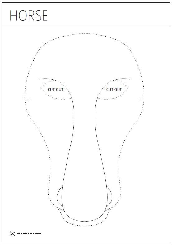 make a horse mask