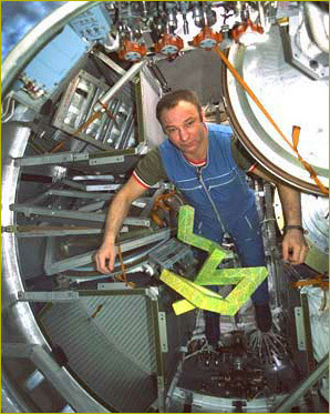 Arthur Woods, Cosmic Dancer, Mir space station, 1993